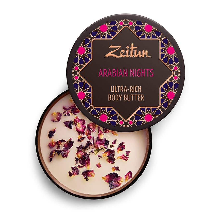 ZEITUN Крем-масло для тела 1001 ночь, чувственный афродизиак 200 мл, фото 4