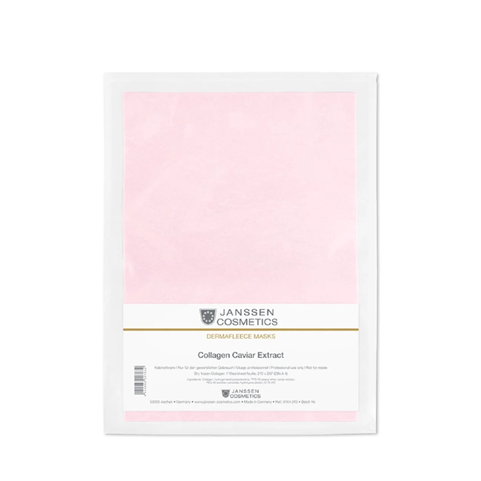 JANSSEN COSMETICS Коллаген с экстрактом икры / Collagen Caviar Extract Dermafleece masks 1 шт, фото 1