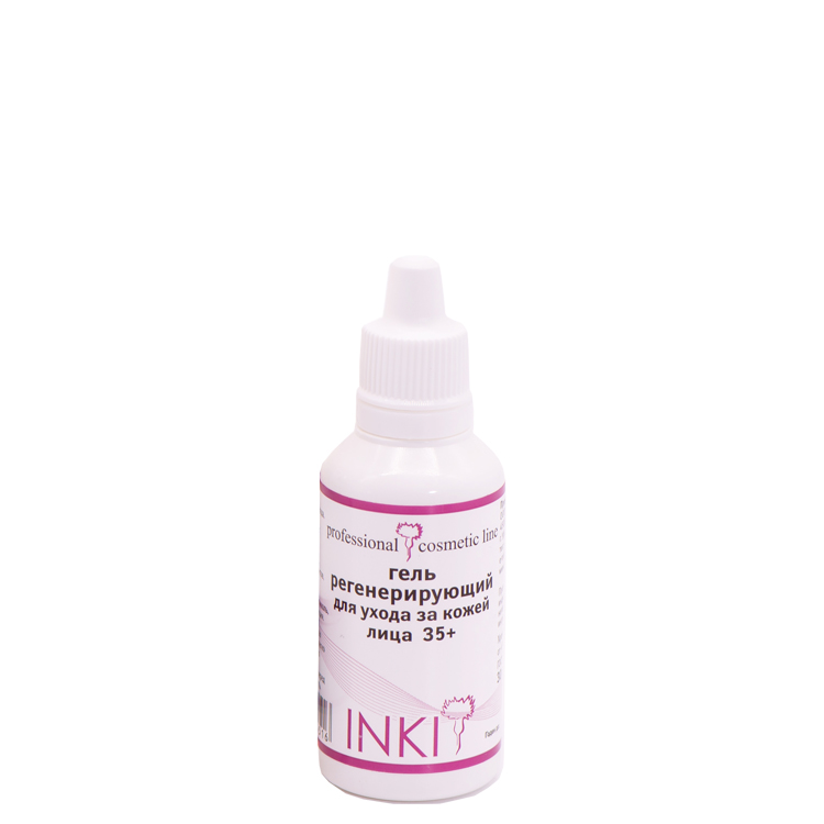 Купить INKI Гель регенерирующий для ухода за кожей лица 35+ / regenerating gel with HA & collagen 35+ 30 мл