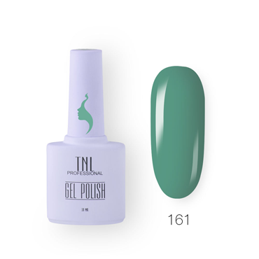 TNL PROFESSIONAL 161 гель-лак для ногтей 8 чувств, колумбийский зеленый / TNL 10 мл