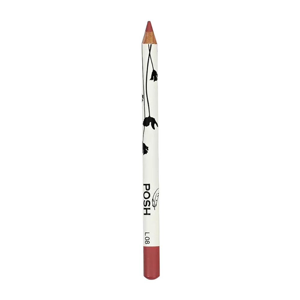 POSH Помада-карандаш пудровая ультрамягкая 2 в 1, L08 / Organic пудровая помада карандаш posh 2 в 1 organic тон l07