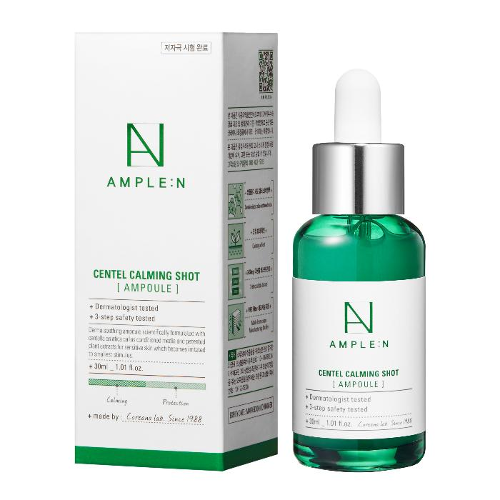 AMPLE:N Сыворотка SOS - ампула со стволовыми клетками центеллы / CENTEL CALMING SHOT AMPOULE 30 мл, фото 2