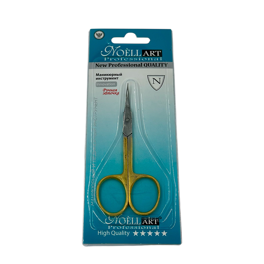 NOELL ART Professional Ножницы для кутикулы золотые ручки/ Noell ART, фото 4