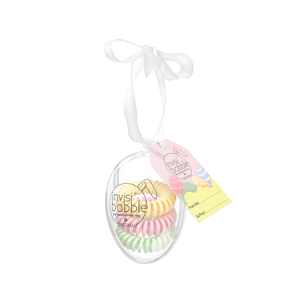 INVISIBOBBLE Резинка-браслет для волос / invisibobble ORIGINAL Easter Egg браслет анти усталость исцеление гематитовые бусины эластичный браслет магнитотерапия бусины браслет на запястье