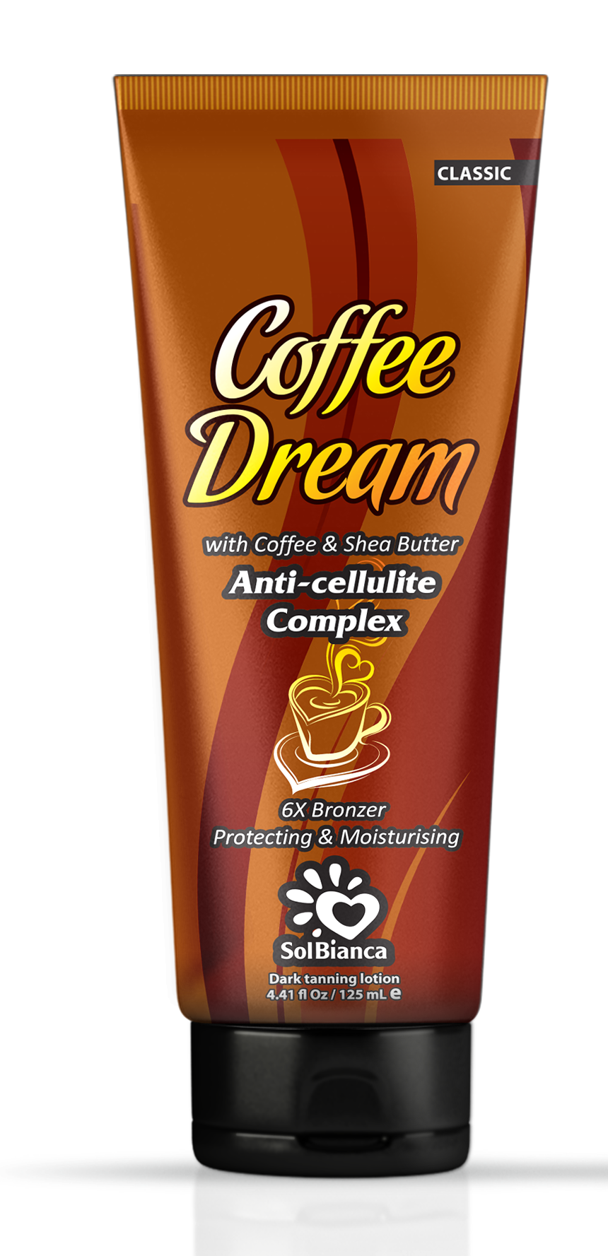 SOLBIANCA Крем с маслом кофе, маслом ши и бронзаторами для загара в солярии / Coffee Dream 125 мл