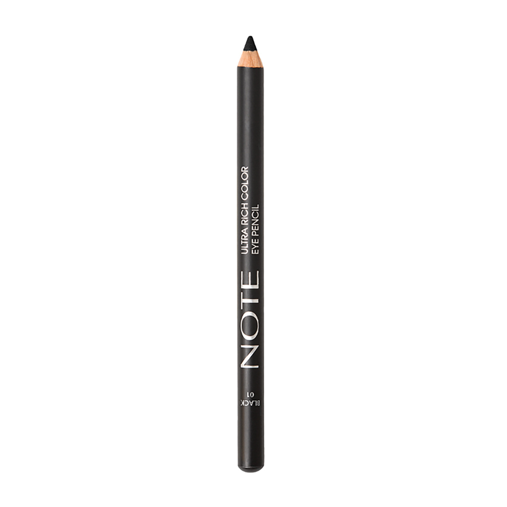NOTE Карандаш насыщенного цвета для глаз 01 / ULTRA RICH COLOR EYE PENCIL 1,1 гр