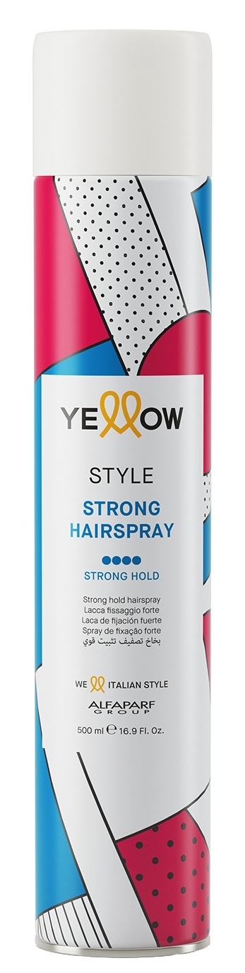 YELLOW Лак сильной фиксации для волос / YE STYLE STRONG HAIRSPRAY 500 мл лак легкой фиксации без отдушки sensitive hairspray light vieno 12828 300 мл