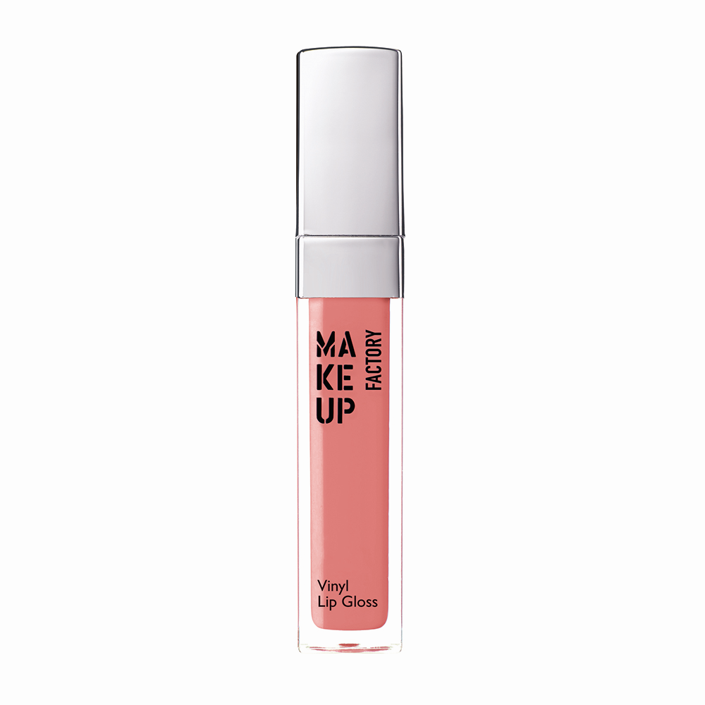 MAKE UP FACTORY Блеск для губ, 10 нежный фламинго / Vinyl Lip Gloss 7,5 мл