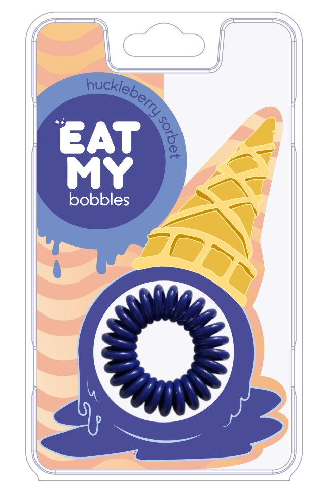 EAT MY BOBBLES Резинка для волос в цвете Черничный сорбет, фото 1