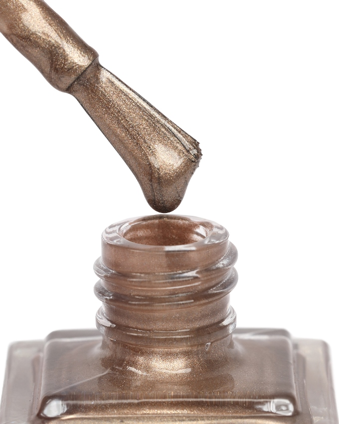 E.MI 157 лак ультрастойкий для ногтей, Золотое переплетение / Gel Effect 9 мл, фото 3