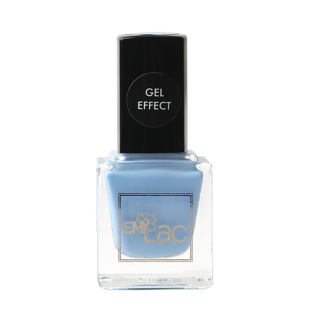ультрастойкий лак emi gel effect малиновая революция 191 9 мл E.MI 043 лак ультрастойкий для ногтей, Василек / E.MiLac Gel Effect 9 мл