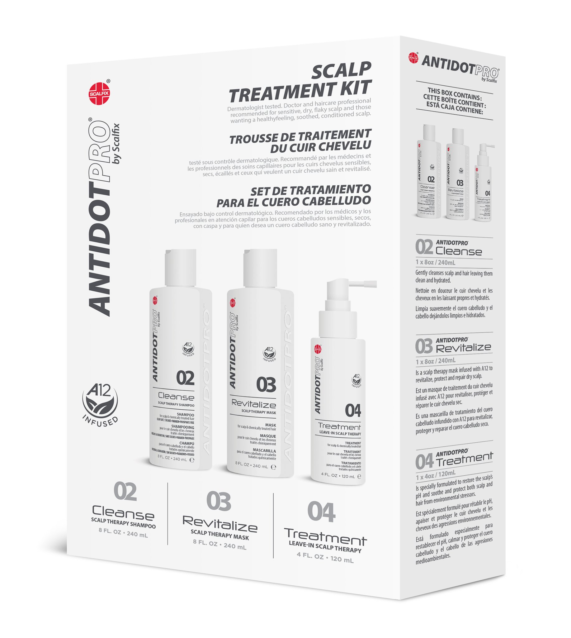 ANTIDOTPRO Набор Комплексный уход для чувствительной кожи головы / AntidotPro Scalp Treatment