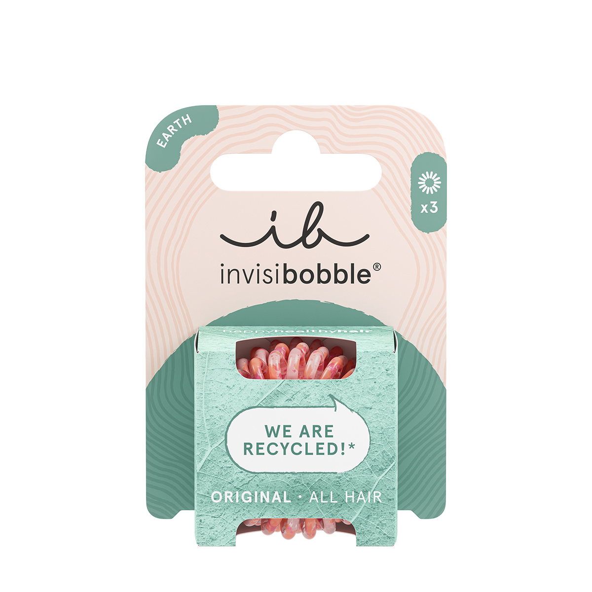 INVISIBOBBLE Резинка-браслет для волос / invisibobble ORIGINAL EARTH Save it or Waste it, фото 2