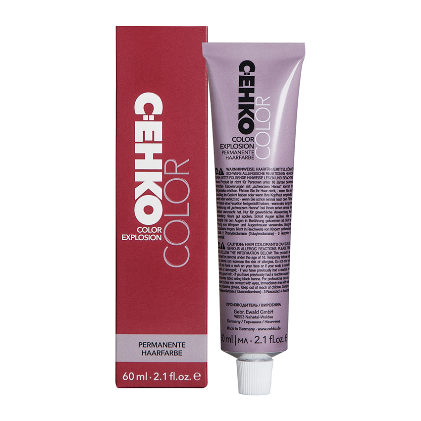 C:EHKO 8/0 крем-краска для волос, светлый блондин / Color Explosion Hellblond 60 мл, фото 3