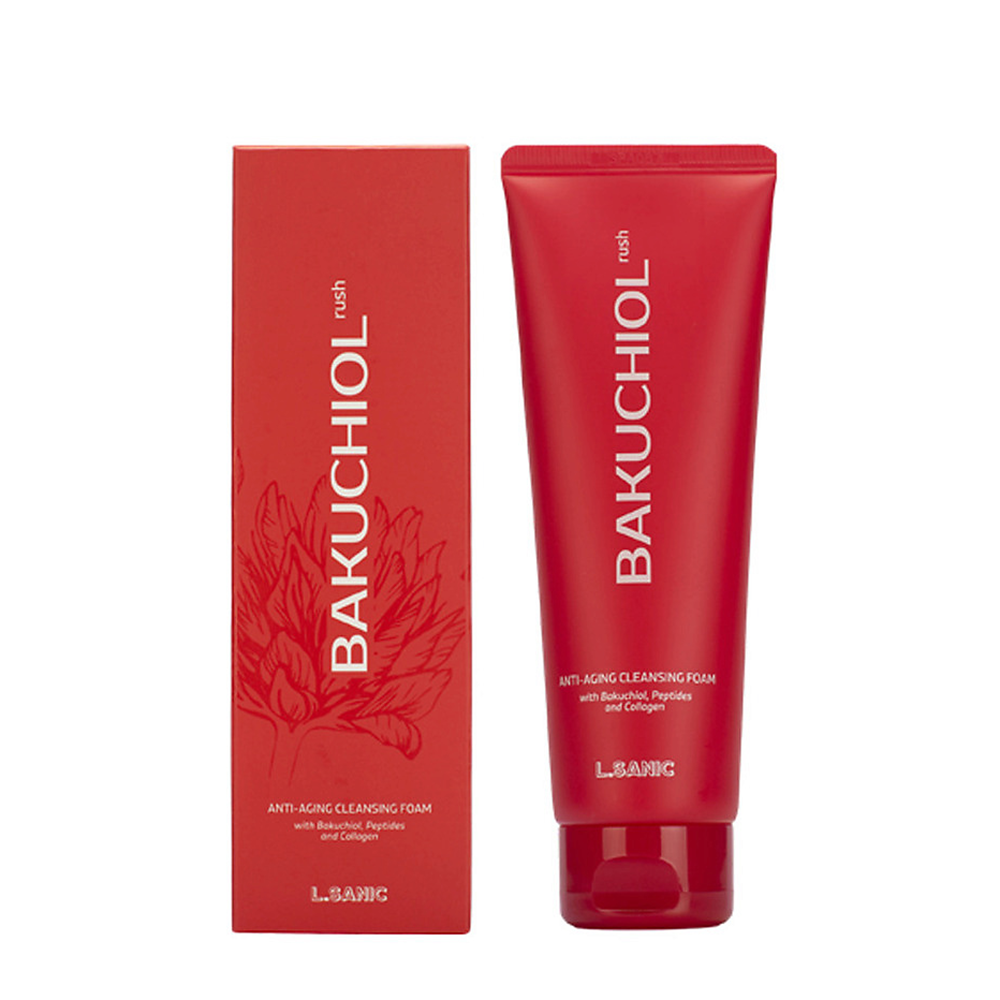 L.SANIC Пенка для умывания очищающая антивозрастная с бакучиолом и витаминами / L.Sanic 120 мл, фото 2