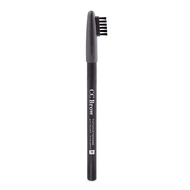 LUCAS’ COSMETICS Карандаш контурный для бровей, 01 серо-черный / brow pencil СС Brow карандаш для бровей astra expert еyebrow контурный тон eb1 черный 4 г