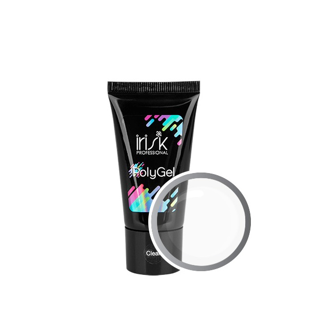 IRISK PROFESSIONAL Полигель для моделирования ногтей 02, в тубе / PolyGel Clear 30 г, фото 1