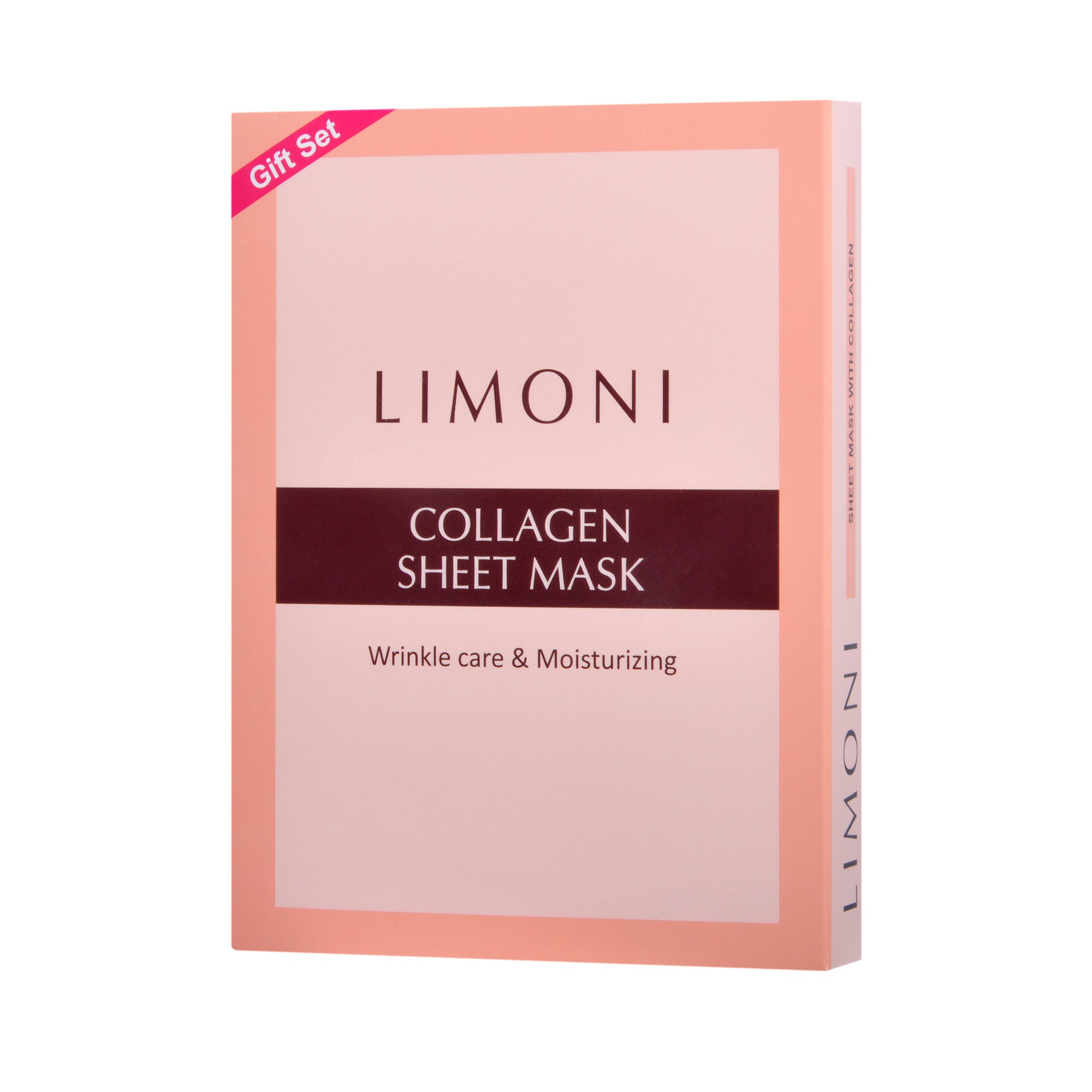 LIMONI Маска-лифтинг с коллагеном для лица / SHEET MASK WITH COLLAGEN 6*20 г 23166 - фото 1