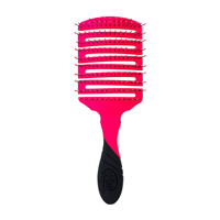 Щетка для быстрой сушки волос с мягкой ручкой, прямоугольная розовая / PRO FLEX DRY PADDLE PINK, WET BRUSH
