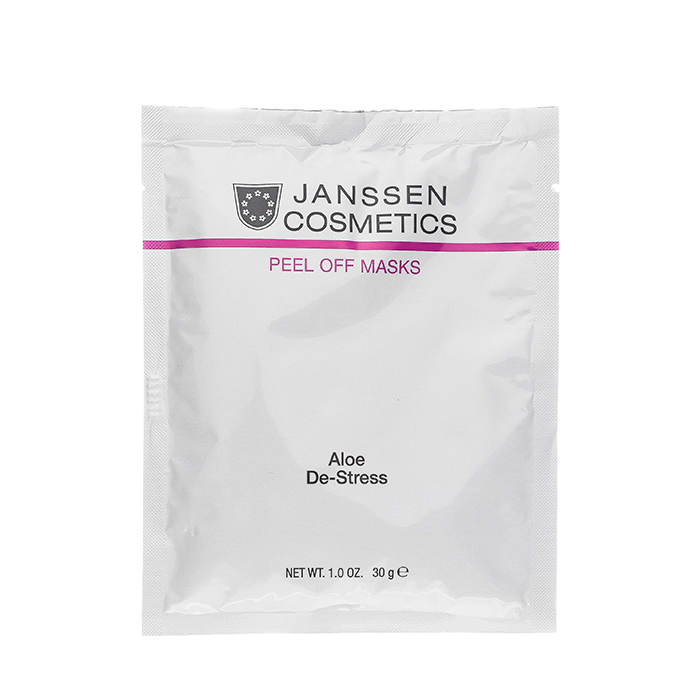 JANSSEN COSMETICS Маска альгинатная успокаивающая anti-age / Aloe De Stress Peel off masks 10*30 г, фото 1