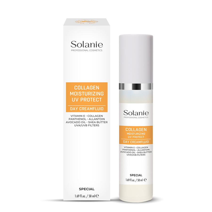 SOLANIE Крем-флюид увлажняющий с коллагеном SPF15 / Collageb Moisturizing day creamfluid 50 мл, фото 2