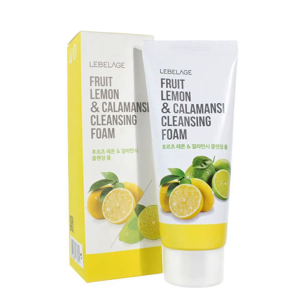 LEBELAGE Пенка для умывания с экстрактом лимона и каламанси / Lebelage Fruit Lemon & Calamansi Cleansing 100 мл, фото 2