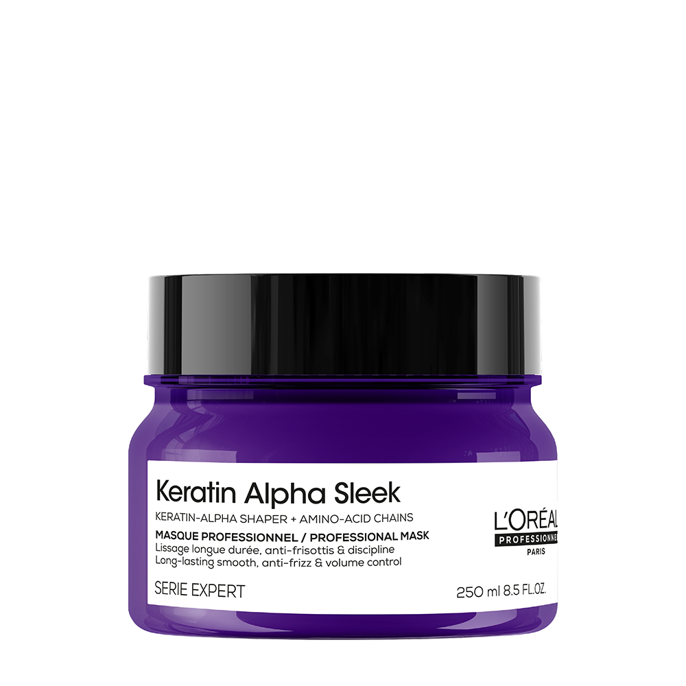 L'OREAL PROFESSIONNEL Маска профессиональная для выпрямления волос / Keratin Alpha Sleek 250 мл, фото 1
