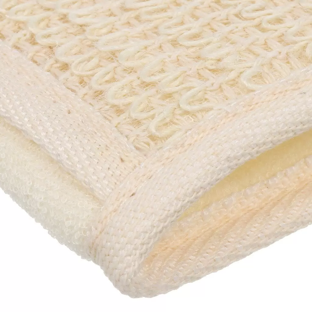 BEAUTY FORMAT Мочалка натуральная крапива + хлопок, пояс / BEAUTY FORMAT 1 шт, фото 3