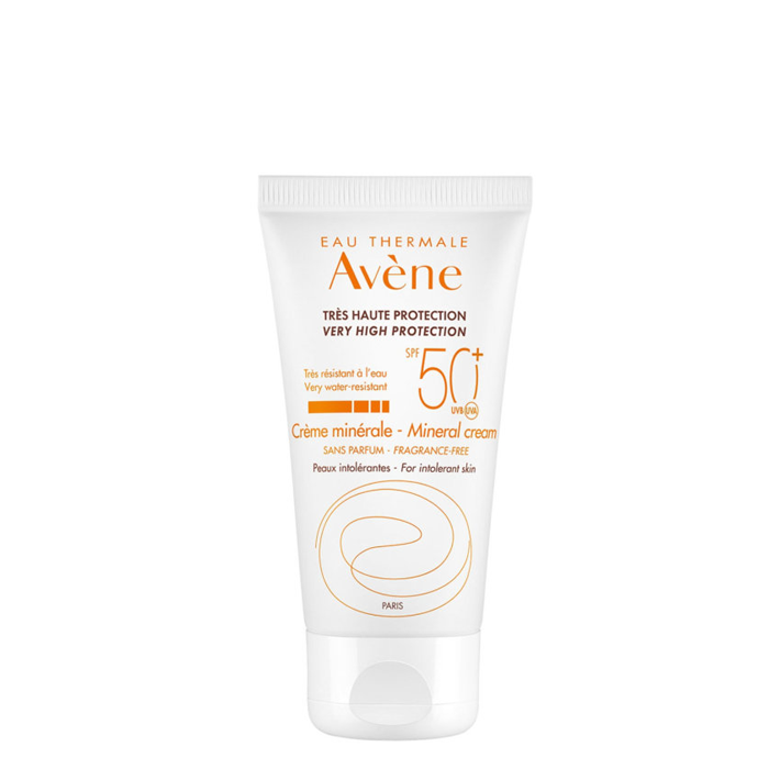 AVENE Крем солнцезащитный с минеральным экраном / SPF50+ 50 мл, фото 1