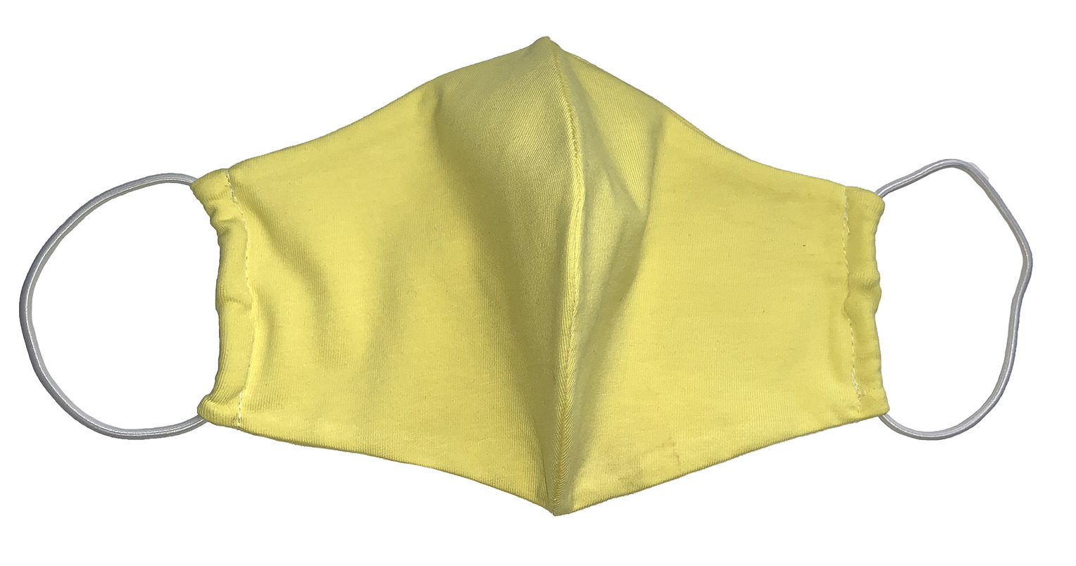 FACE GUARD Маска защитная многоразовая для лица, желтая 1 шт, фото 1