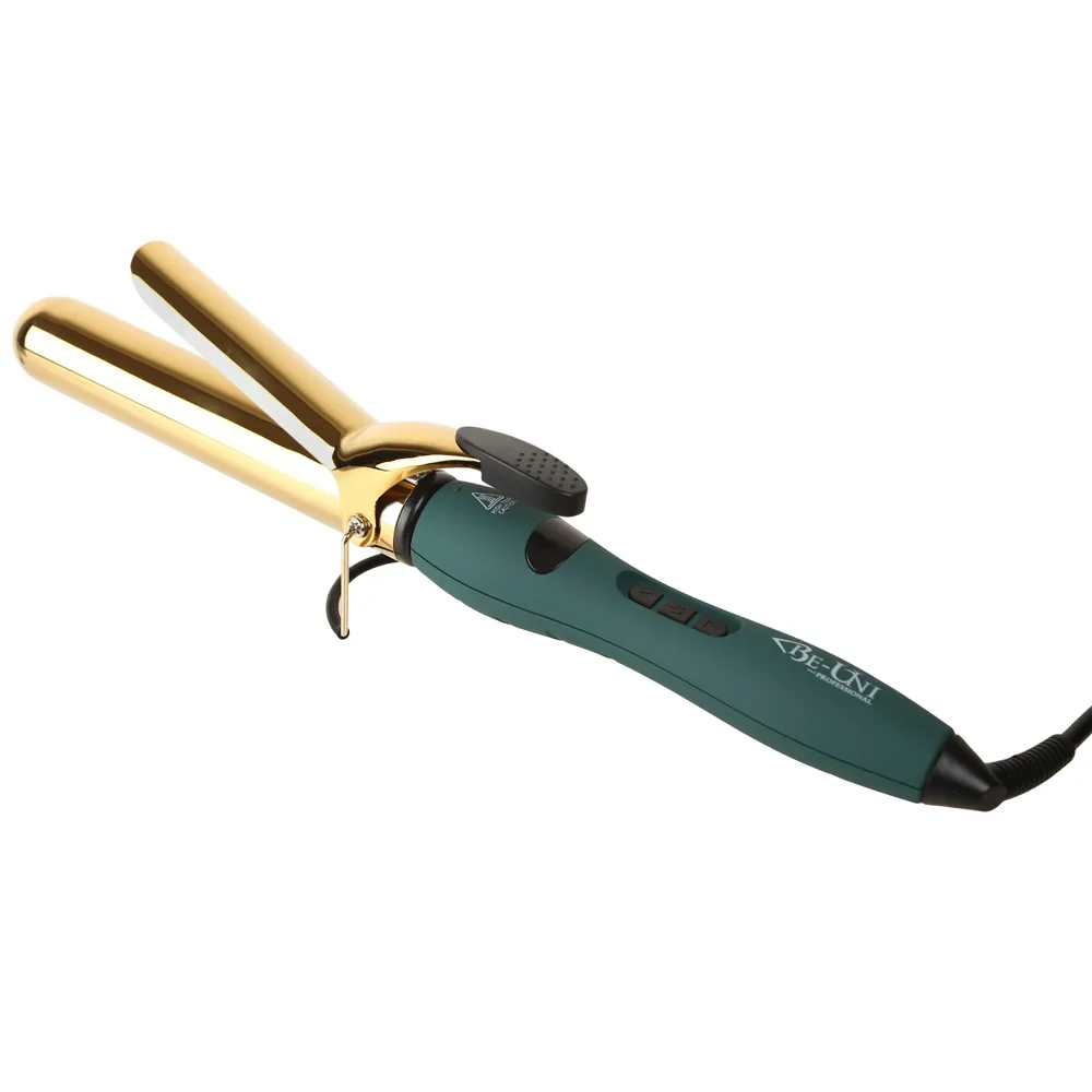 BE-UNI PROFESSIONAL Плойка для завивки волос Gold Titan с золотым зеркальным титановым покрытием 32 мм, фото 2