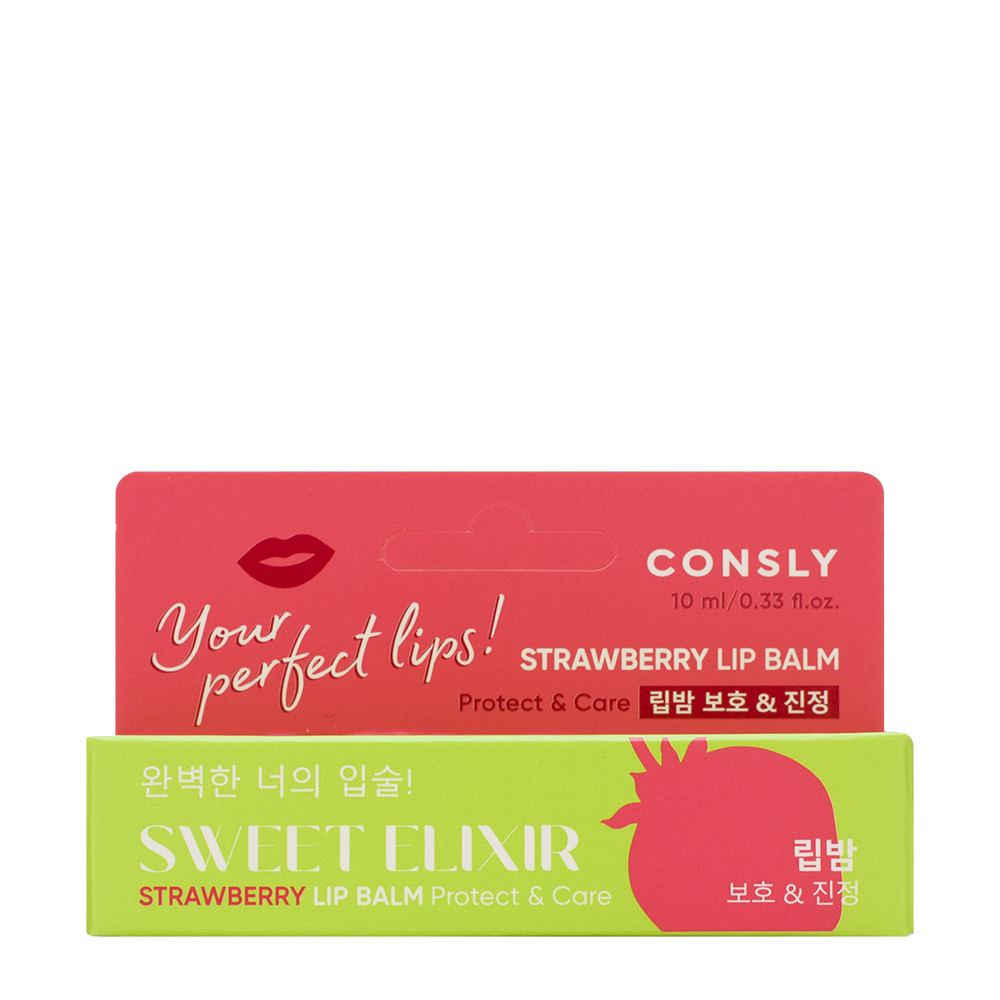 CONSLY Бальзам для губ с экстрактом клубники / Consly Sweet Elixir 10 мл, фото 2