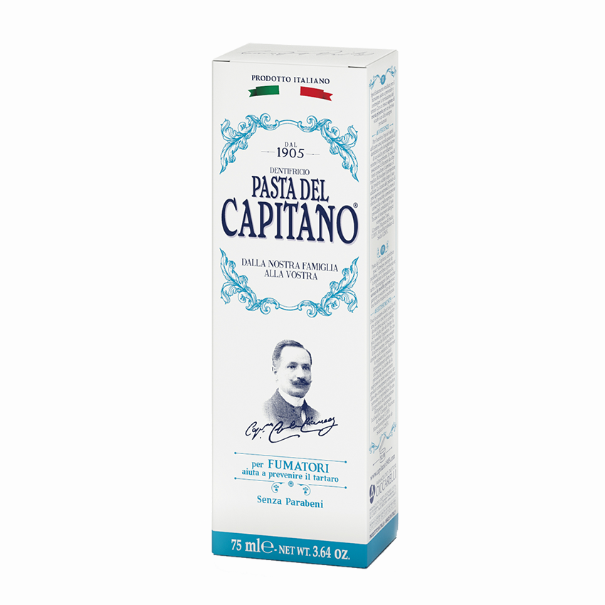 PASTA DEL CAPITANO Паста зубная для курящих / 1905 Smokers 75 мл, фото 2