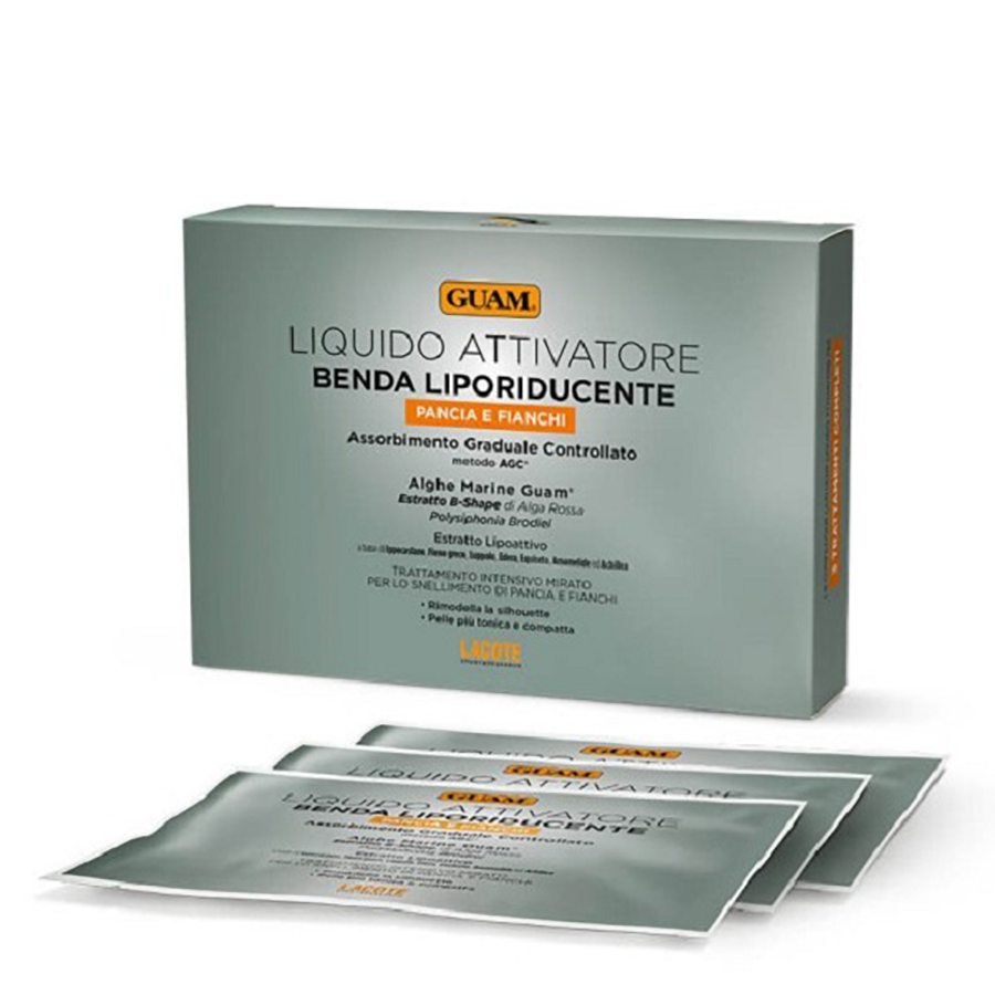 GUAM Жидкость-активатор для набора Моделирование области живота и талии 3*100 мл, фото 2