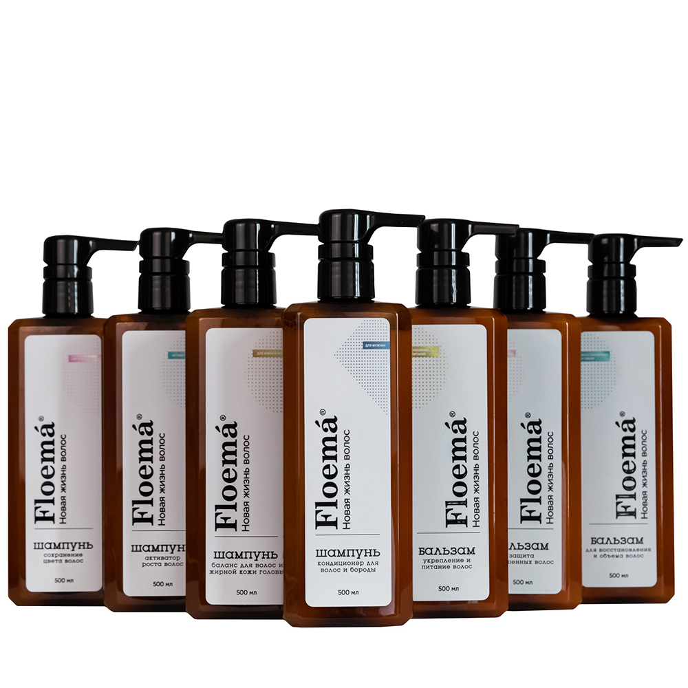 FLOEMA Шампунь для активации роста волос / Floema 500 мл, фото 4