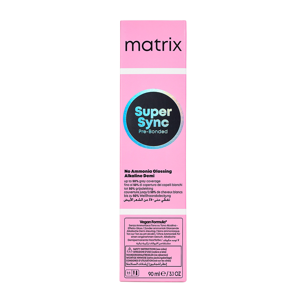 MATRIX 6A краситель без аммиака, темный блондин пепельный / Super Sync 90 мл, фото 3