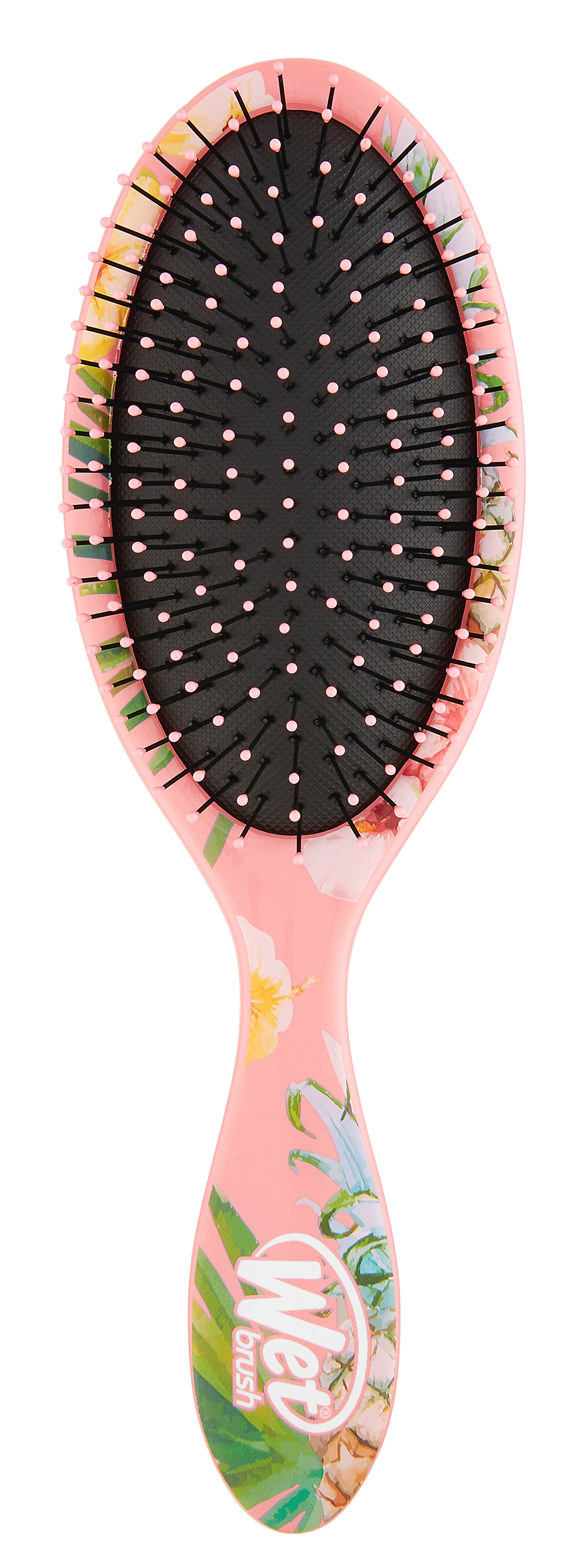 Wet Brush Щетка для спутанных волос Тропики, розовый ананас / WET BRUSH TROPIC DETANGLER (Pink Pineapple)