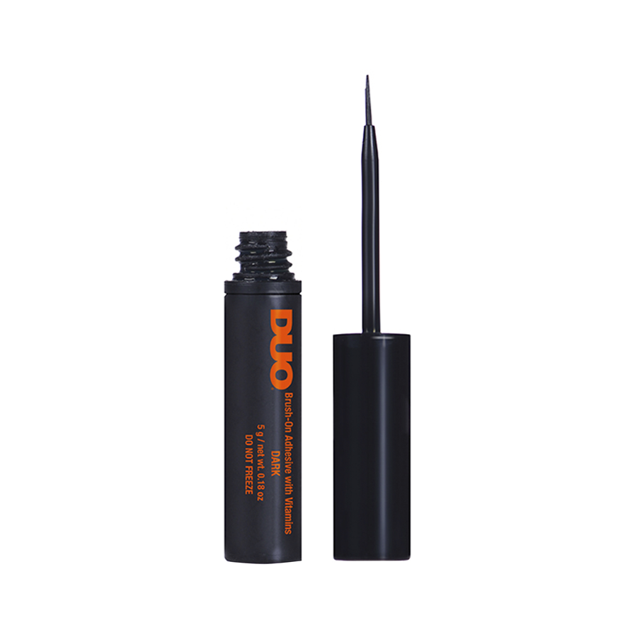 DUO Клей для накладных ресниц с витаминами черный с кистью / Duo Brush On Dark Adhesive 5 г, фото 3
