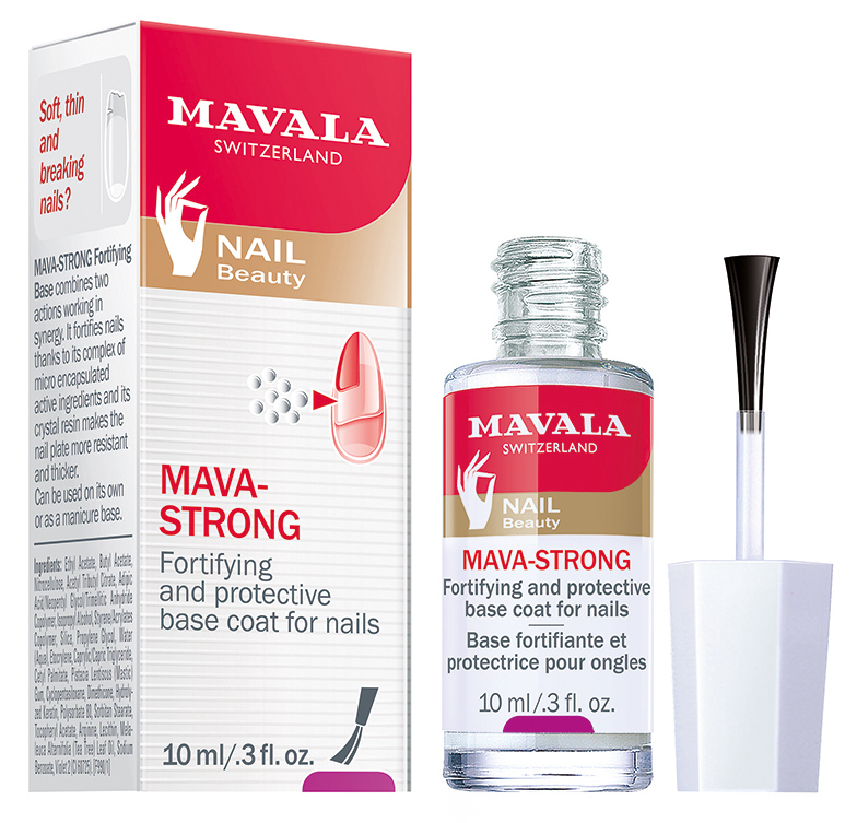 MAVALA Основа укрепляющая и защитная для ногтей Мава-Стронг / Mava-Strong 10 мл дезертиры с острова сокровищ