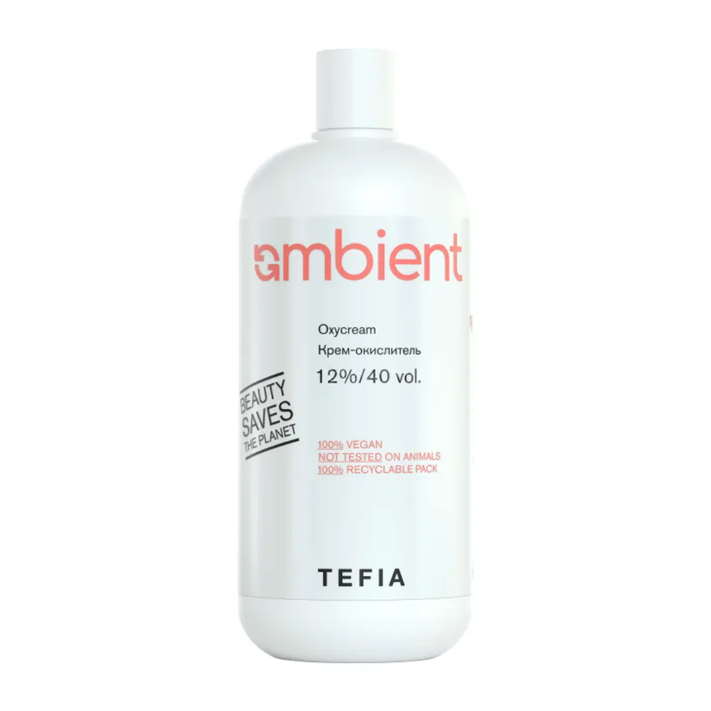 TEFIA Крем-окислитель 12%/40 vol. / AMBIENT 900 мл tefia система для удаления краски с волос состав 1 состав 2 крем окислитель 3х120 мл паста обесцвечивающая 60 мл