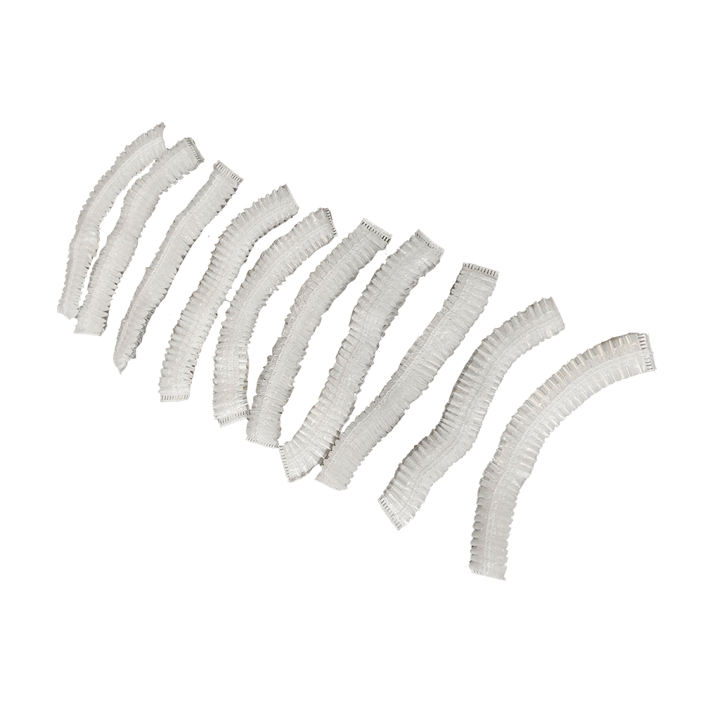 ЧИСТОВЬЕ Шапочка для душа полиэтилен, прозрачная 10 шт, фото 3