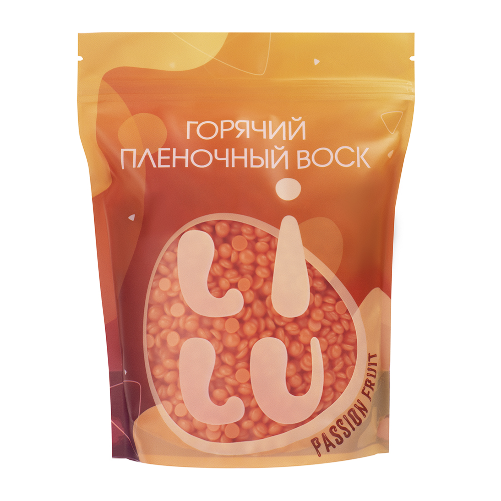 

LILU Воск горячий плёночный в гранулах Passion fruit / LILU 700 гр