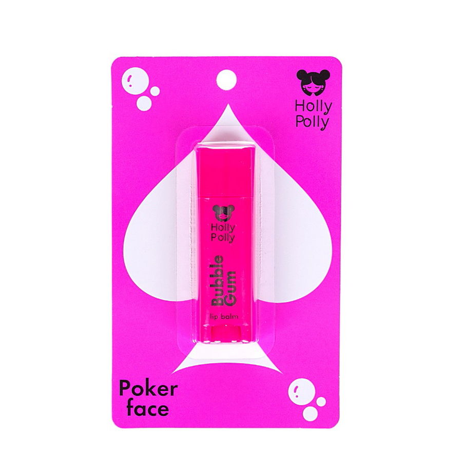 HOLLY POLLY Бальзам для губ, Бабл Гам / Poker Face Bubble gum 4,9 гр, фото 2