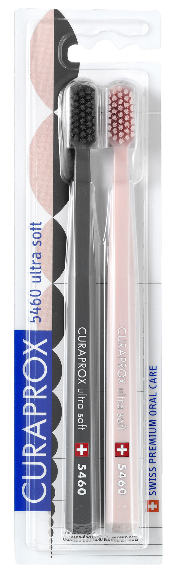 CURAPROX Набор зубных щеток, бежевый / CS5460/2Box Charles Edouard 2019 2 шт