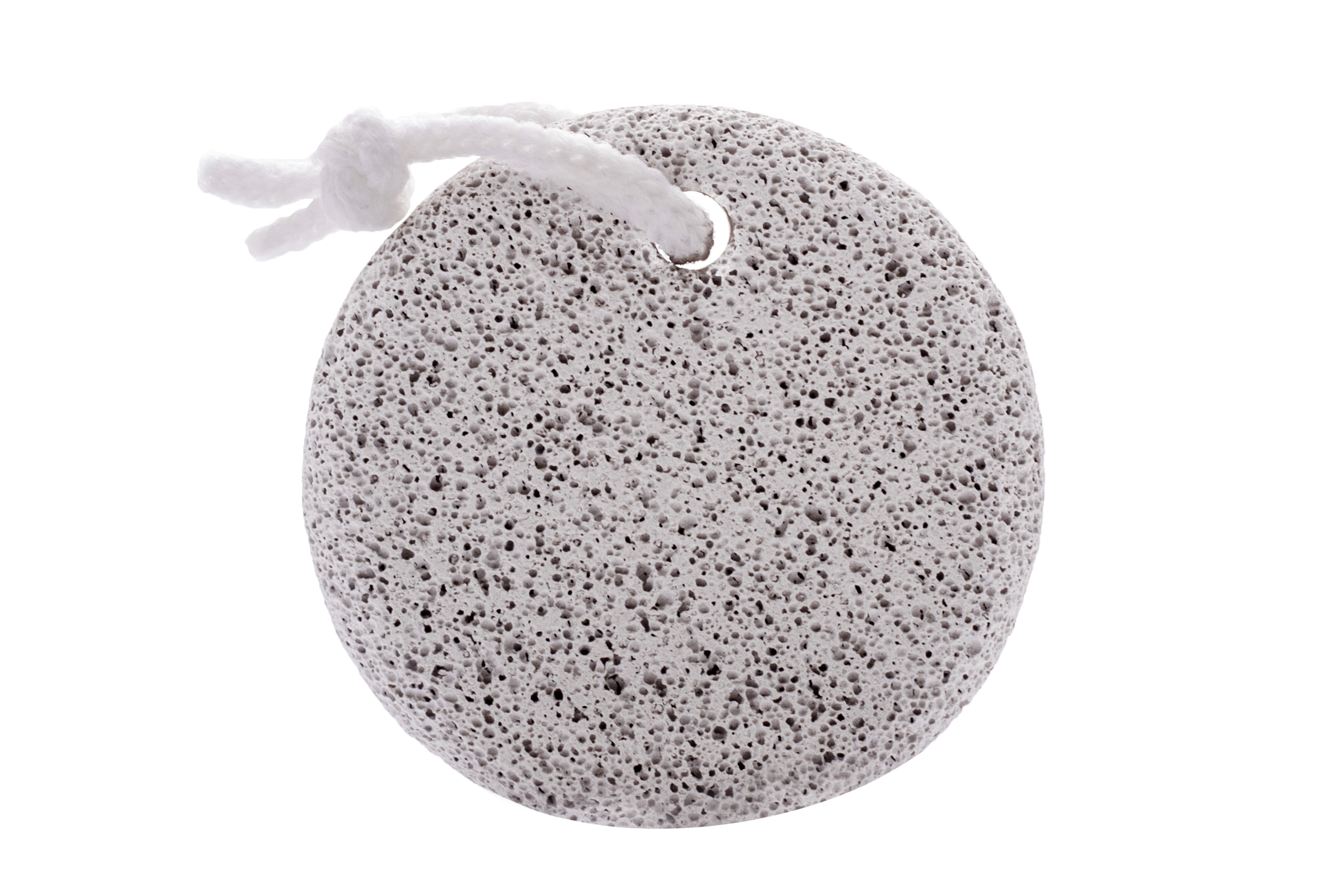 KAIZER Пемза для педикюра, круглая, с веревкой, натуральный камень, фото 2