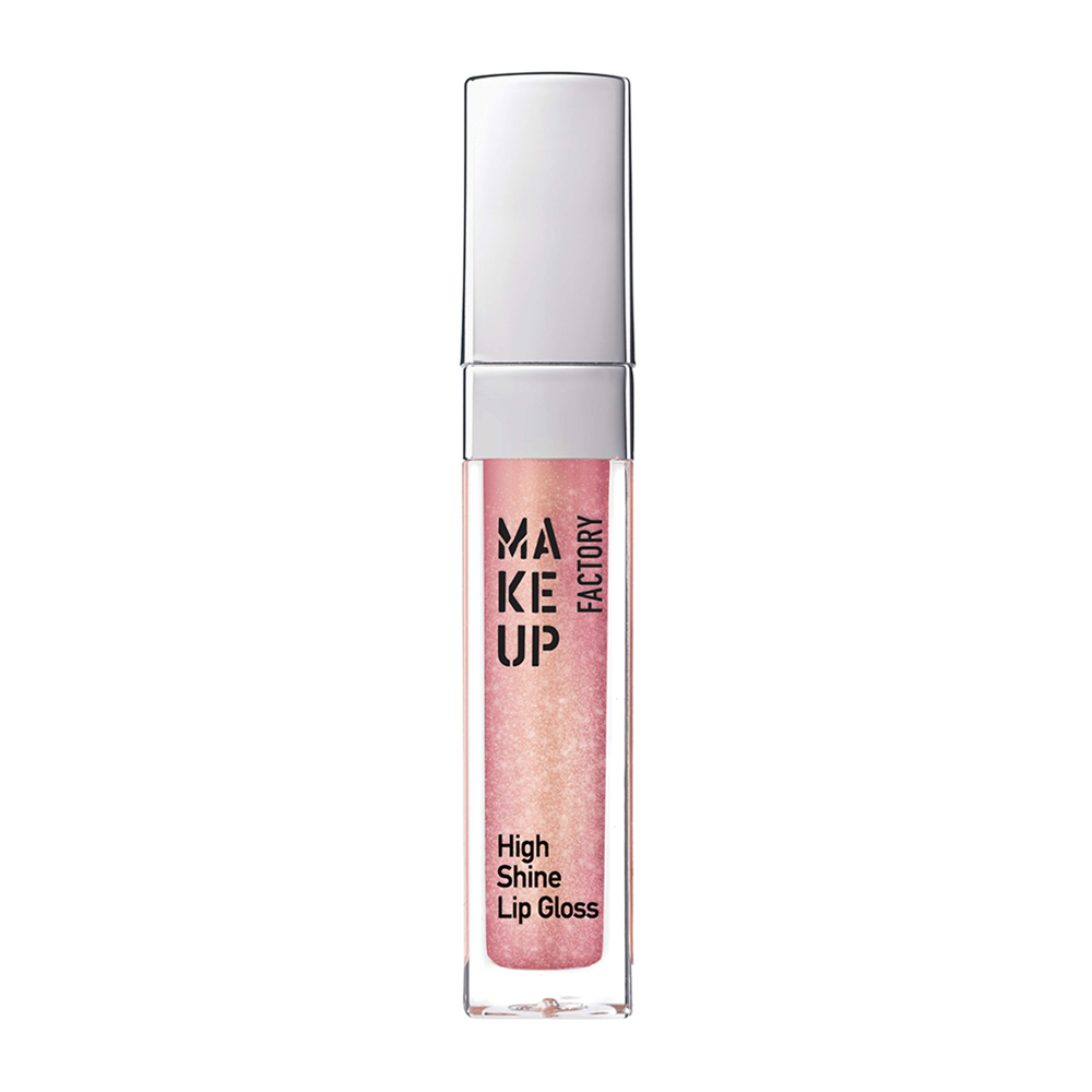 MAKE UP FACTORY Блеск для губ с эффектом влажных губ, тон 12 розовое золото / High Shine Lip Gloss 6,5 мл