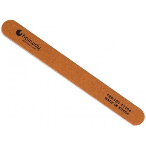HAIRWAY Пилка стандарт коричневая 180/180, фото 2