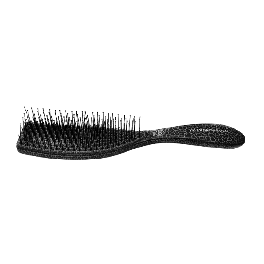 OLIVIA GARDEN Щетка OG Essential Style Blend Medium Hair Bristles Grey olivia garden щетка для тонких волос og essential care flex для тонких волос