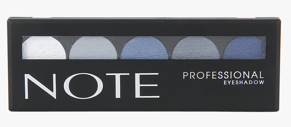 NOTE Тени для век, профессиональная палетка 101 / PROFESSIONAL EYESHADOW 5*2 г, фото 3