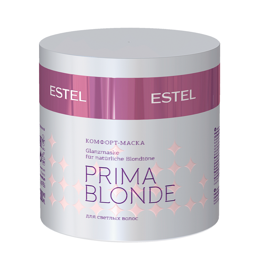 ESTEL PROFESSIONAL Маска-комфорт для светлых волос / Prima Blonde 300 мл набор estel prima blonde для светлых волос блеск шампунь 1000 мл маска 300 мл